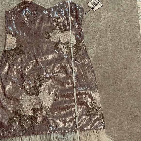 Laundry by Shelli Segal rose gold NWT sz 8 - Picture 12 of 13